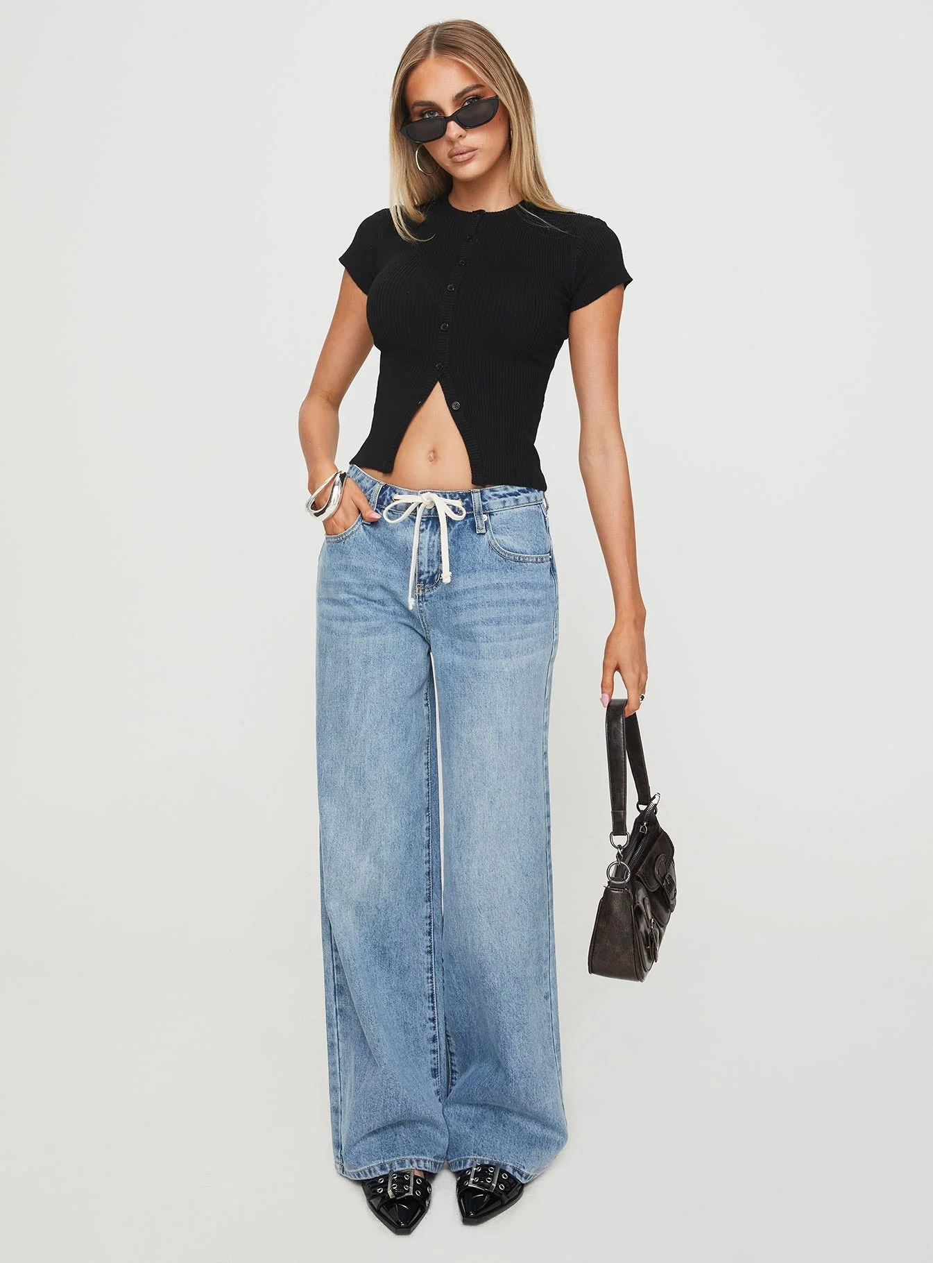 Suzu Knit Top Black - Image 3