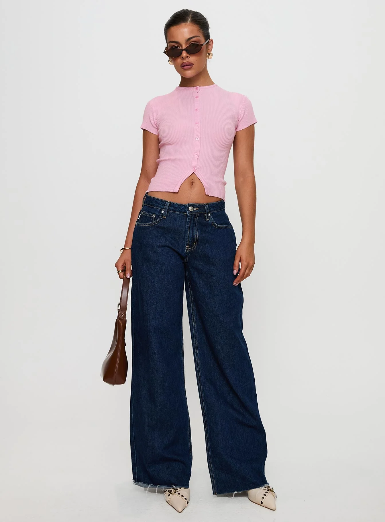 Suzu Knit Top Pink - Image 3