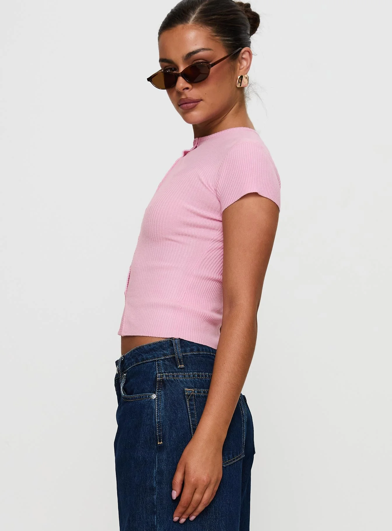 Suzu Knit Top Pink - Image 4
