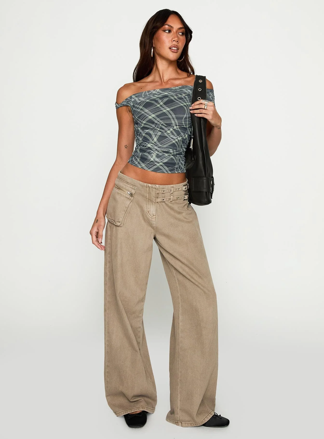 Sweet Embrace Off Shoulder Top Multi - Image 3