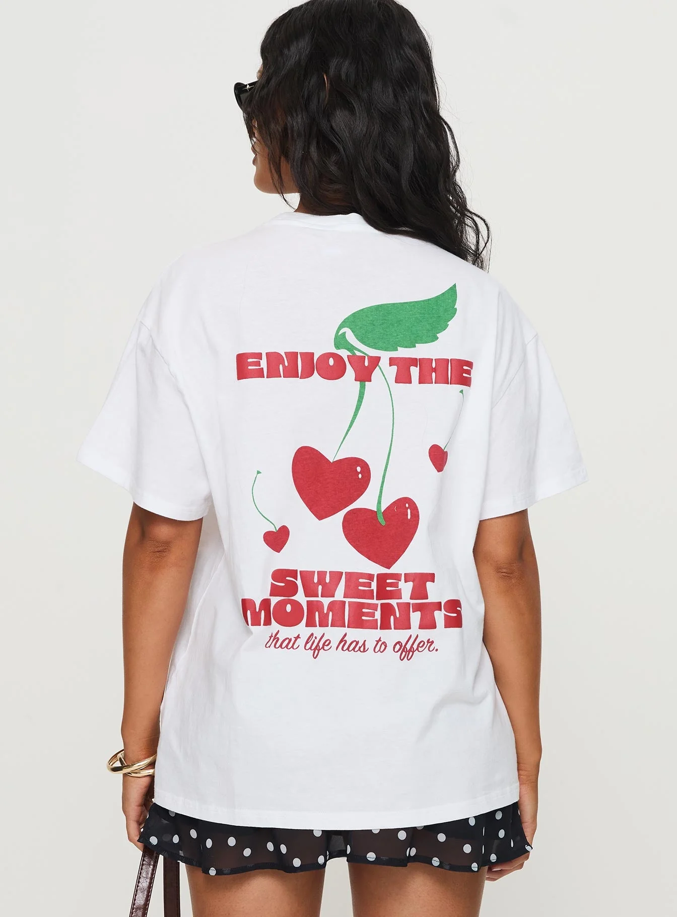 Sweet Moments Graphic Top White - Image 5