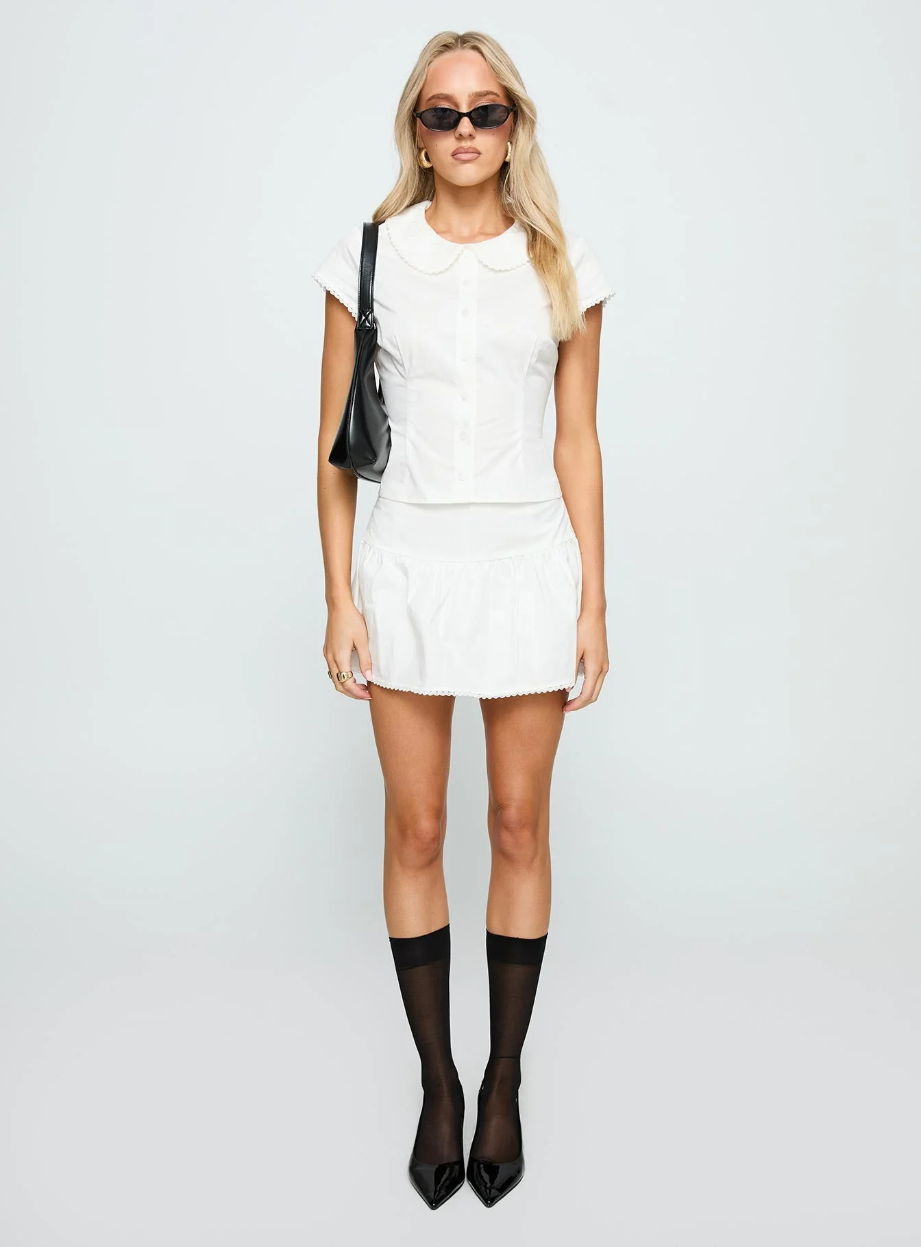 Sweet Treat Button Up Set White - Image 7