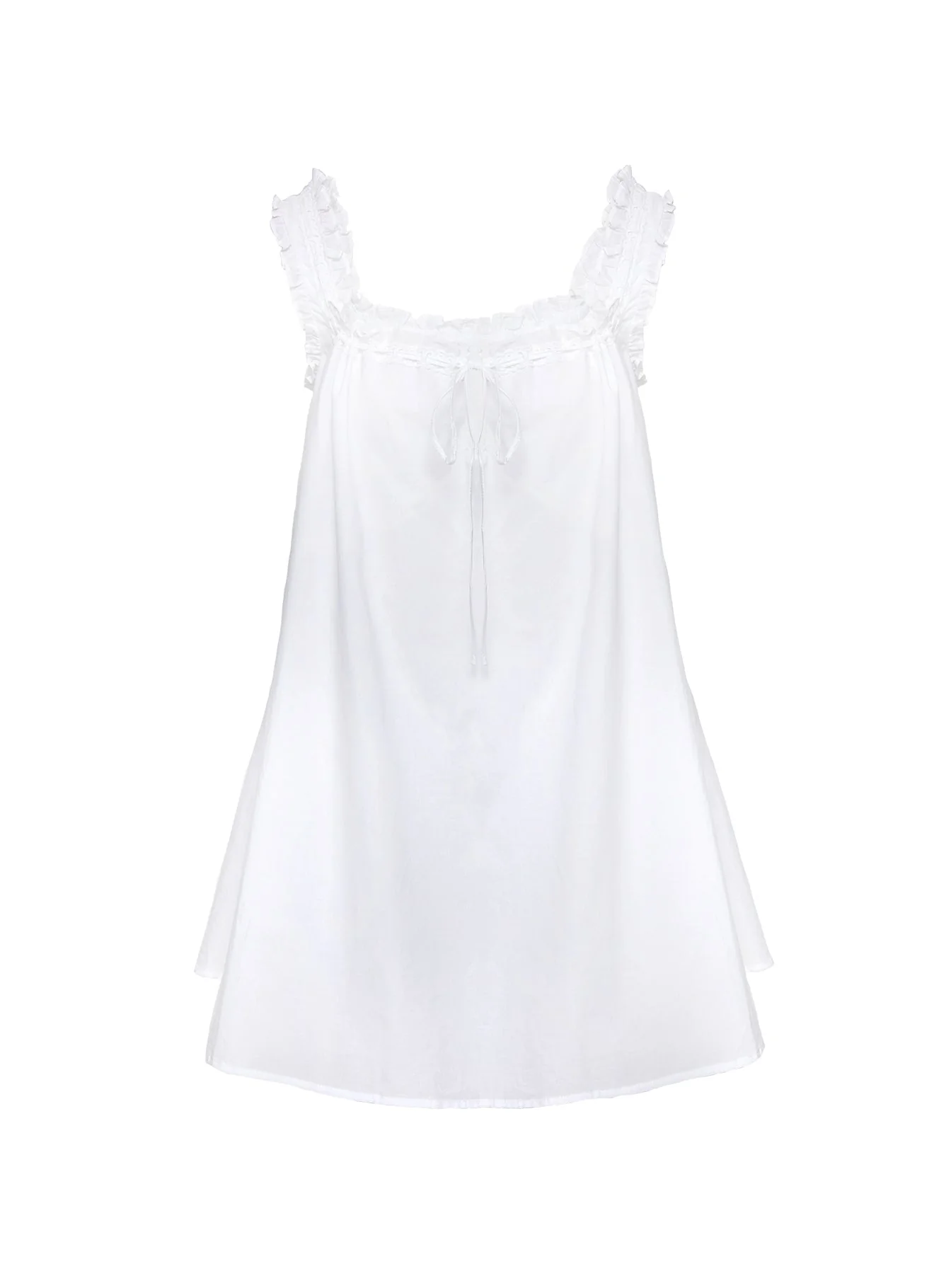 Swing Mini Dress White - Image 9
