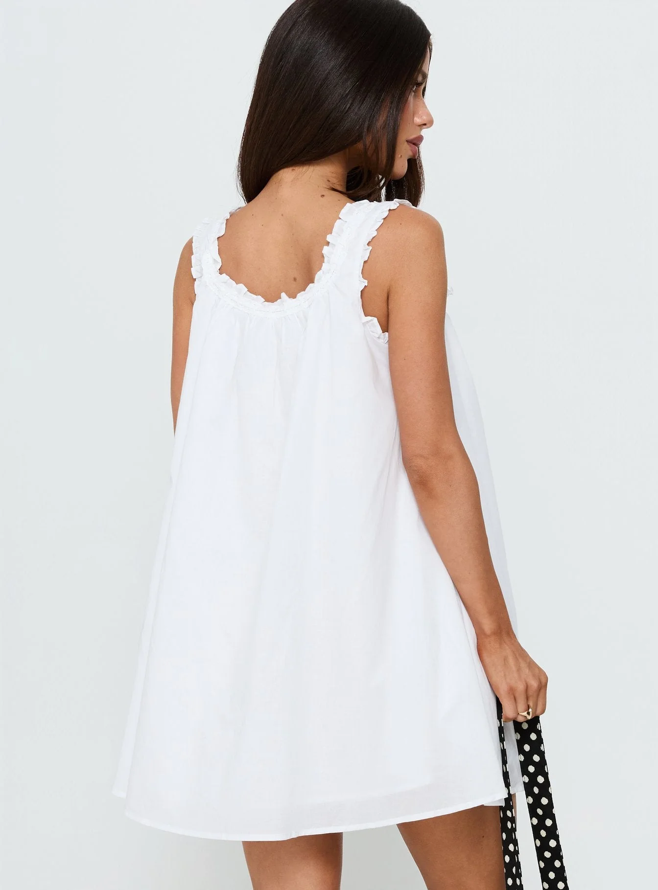 Swing Mini Dress White Tall - Image 5