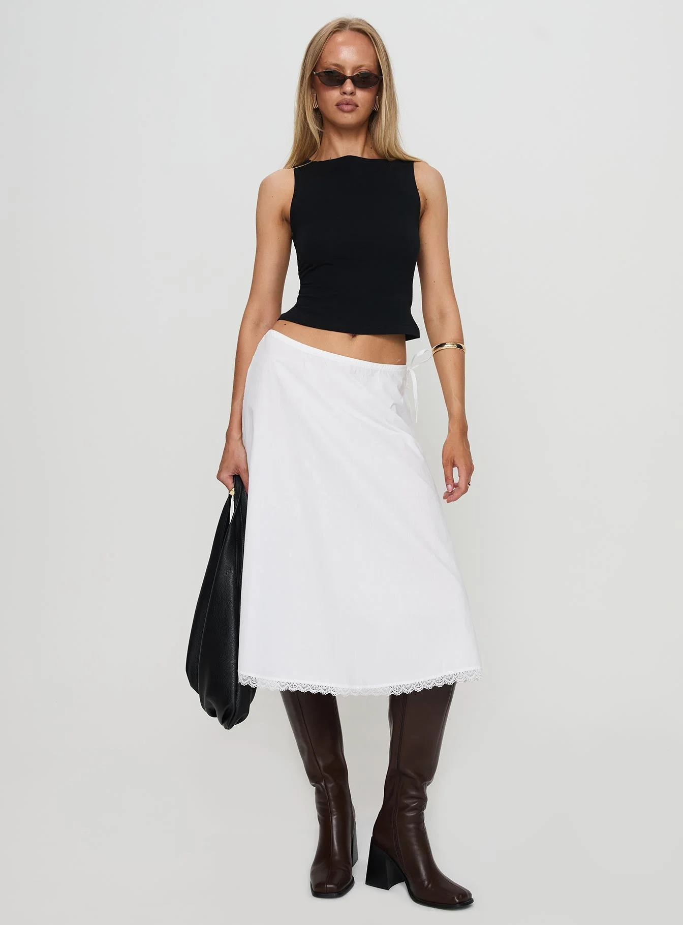 Taka Midi Skirt White - Image 3