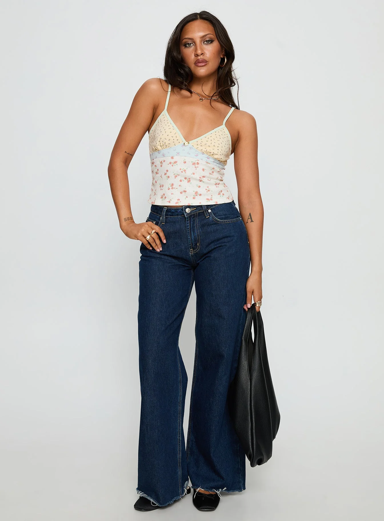 Talene Patchwork Cami Top Multi - Image 2