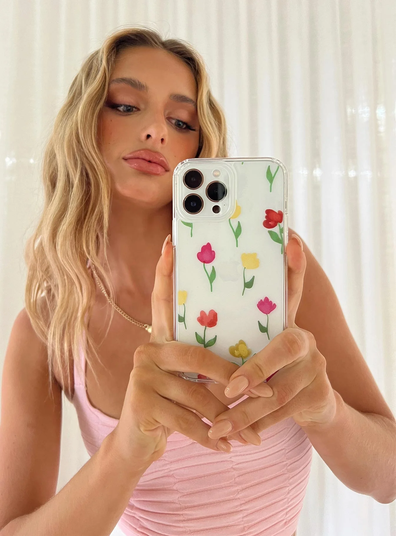 Tallow Tulip iPhone Case Multi - Image 3
