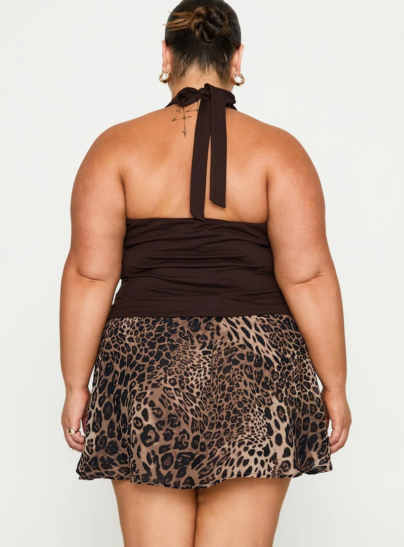 Tejano Mini Skirt Leopard Curve - Image 5