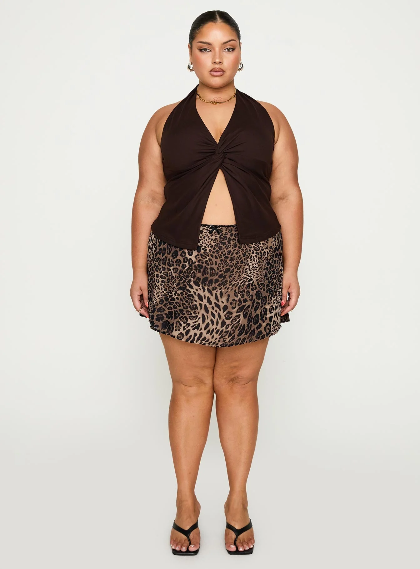 Tejano Mini Skirt Leopard Curve - Image 7