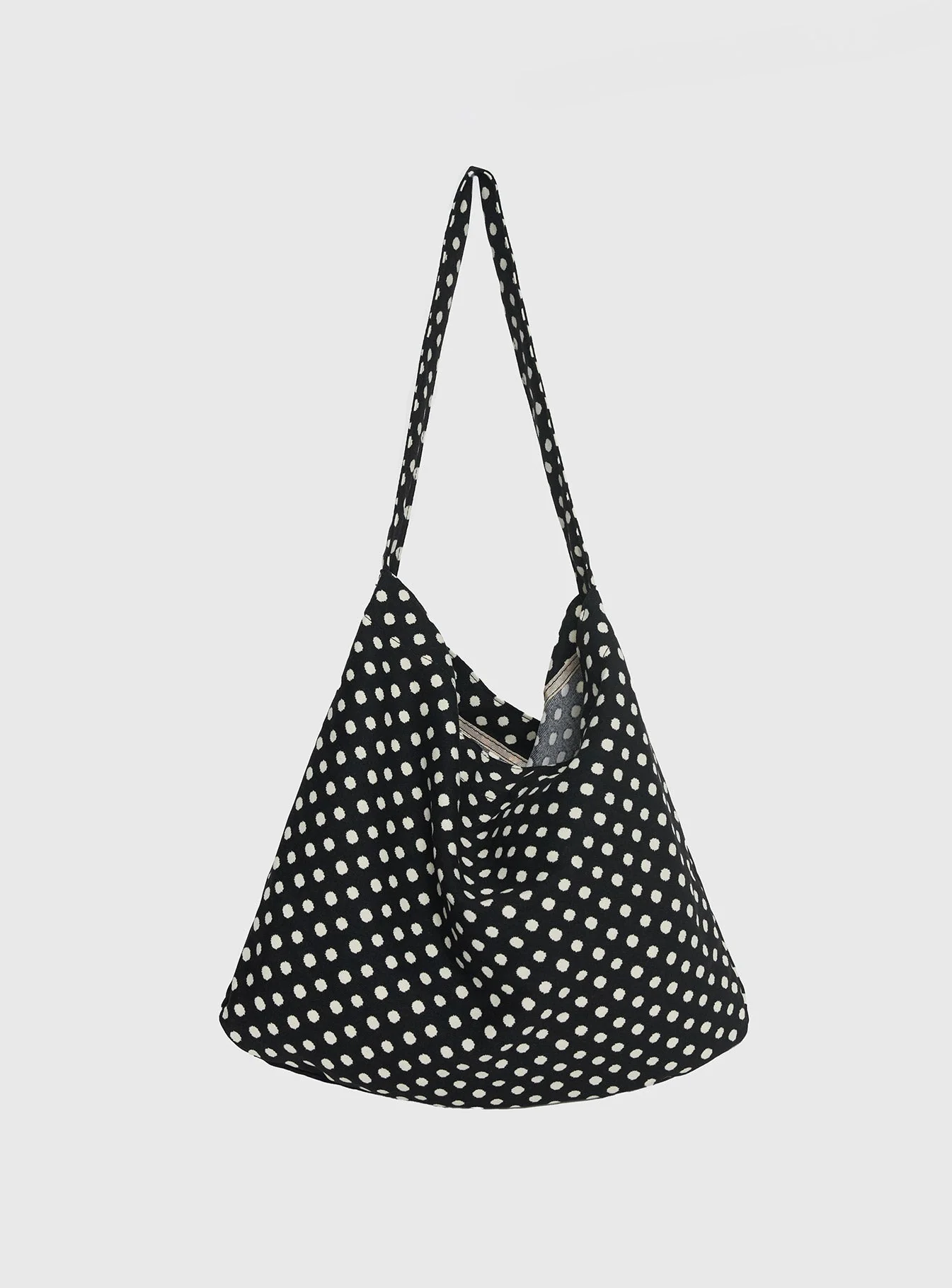 Tempting Tote Bag Black Polka - Image 2