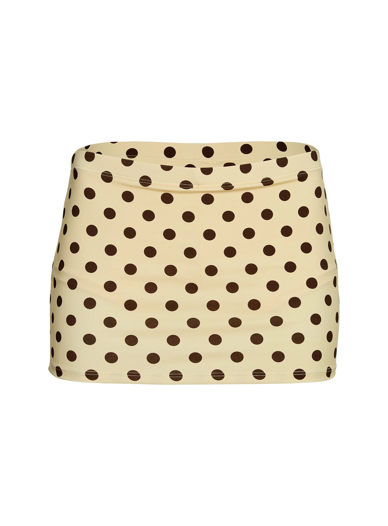 Tenya Swim Skort Yellow / Brown Polka Dot - Image 4