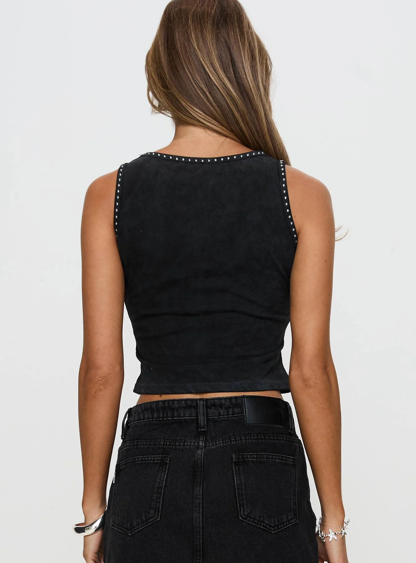 Texas Star Tank Top Black - Image 5