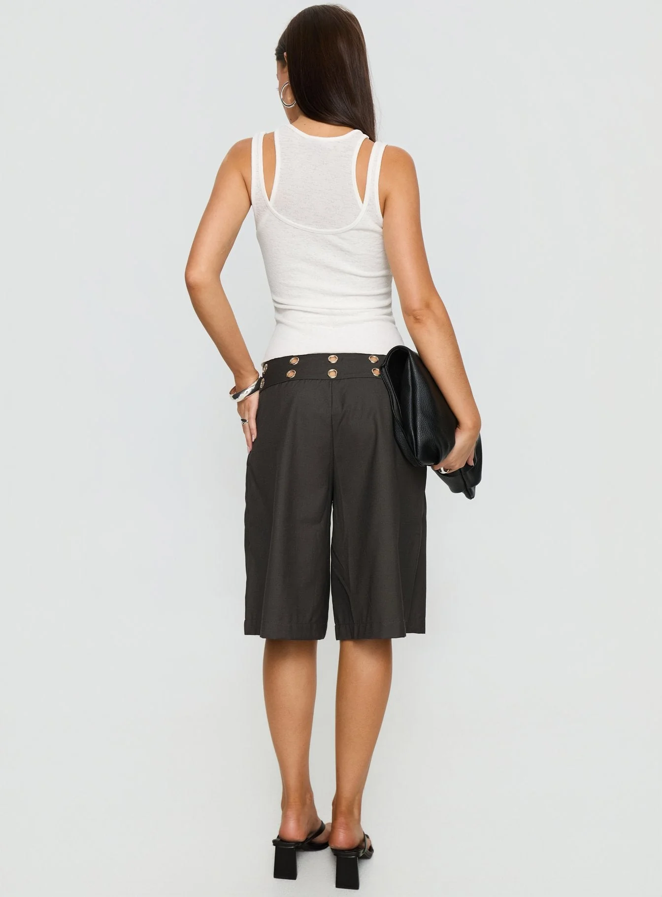 Teza Eyelet Jorts Grey - Image 6