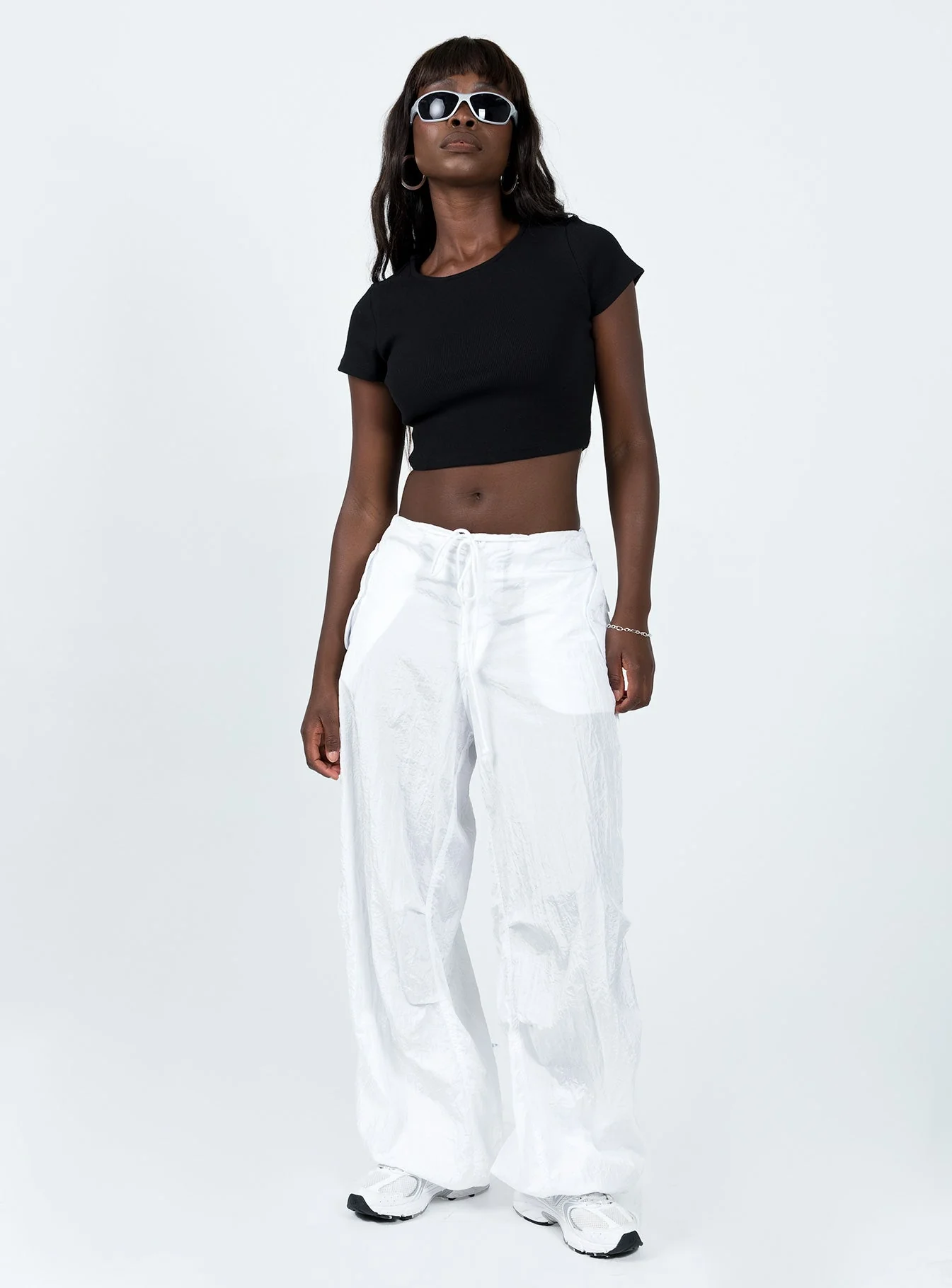 Classic Crop Tee Black - Image 3