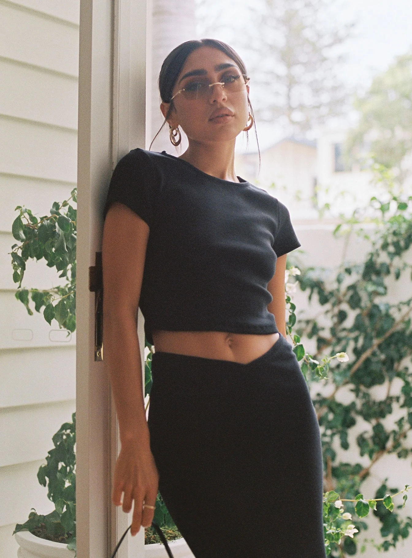 Classic Crop Tee Black - Image 6