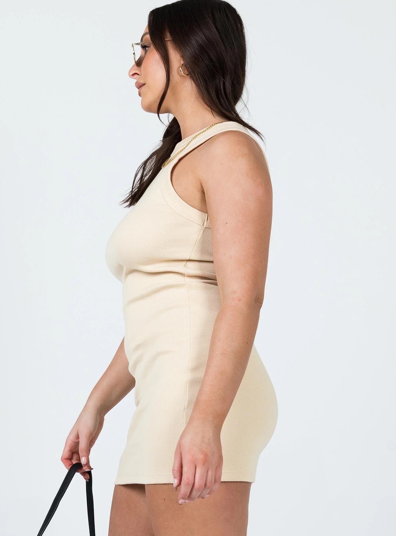 Classic Tank Dress Cream - Image 3