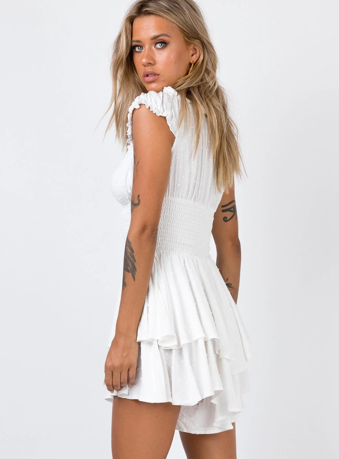 The Love Galore Playsuit White - Image 5