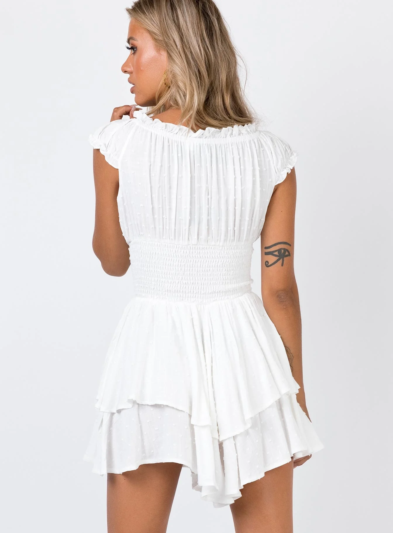 The Love Galore Playsuit White - Image 6