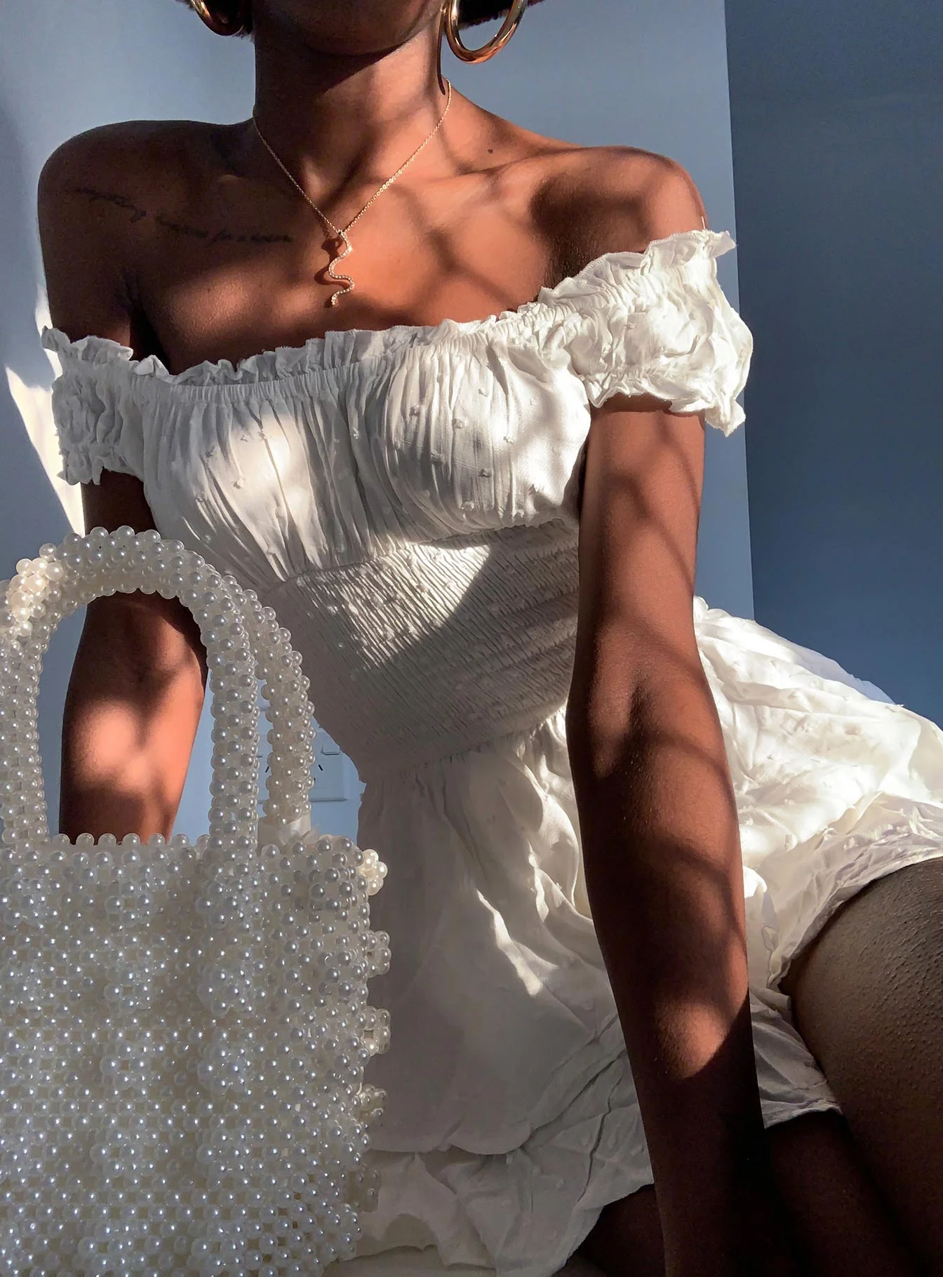 The Love Galore Playsuit White - Image 8