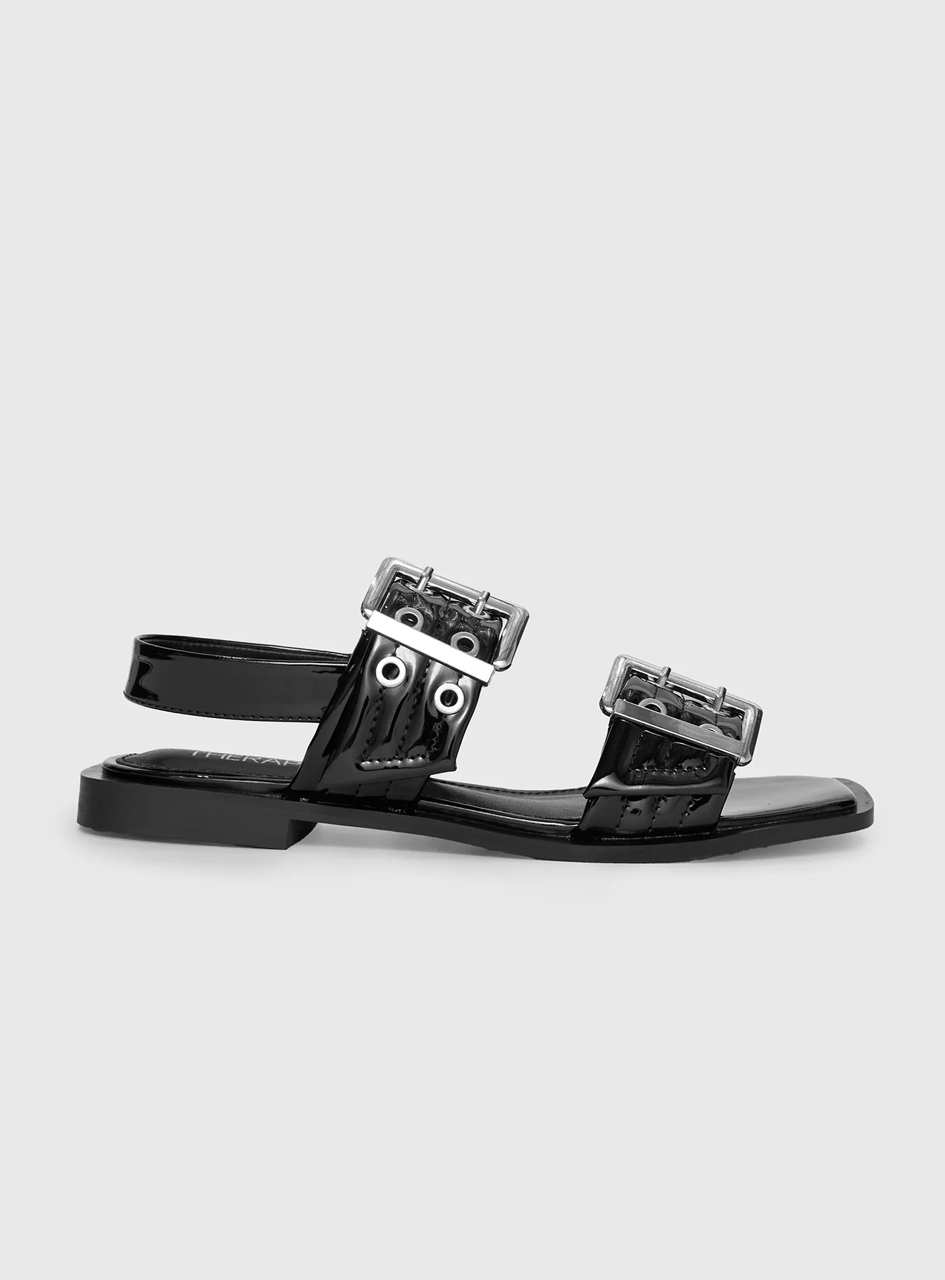 Therapy Elemental Sandals Black Patent - Image 2