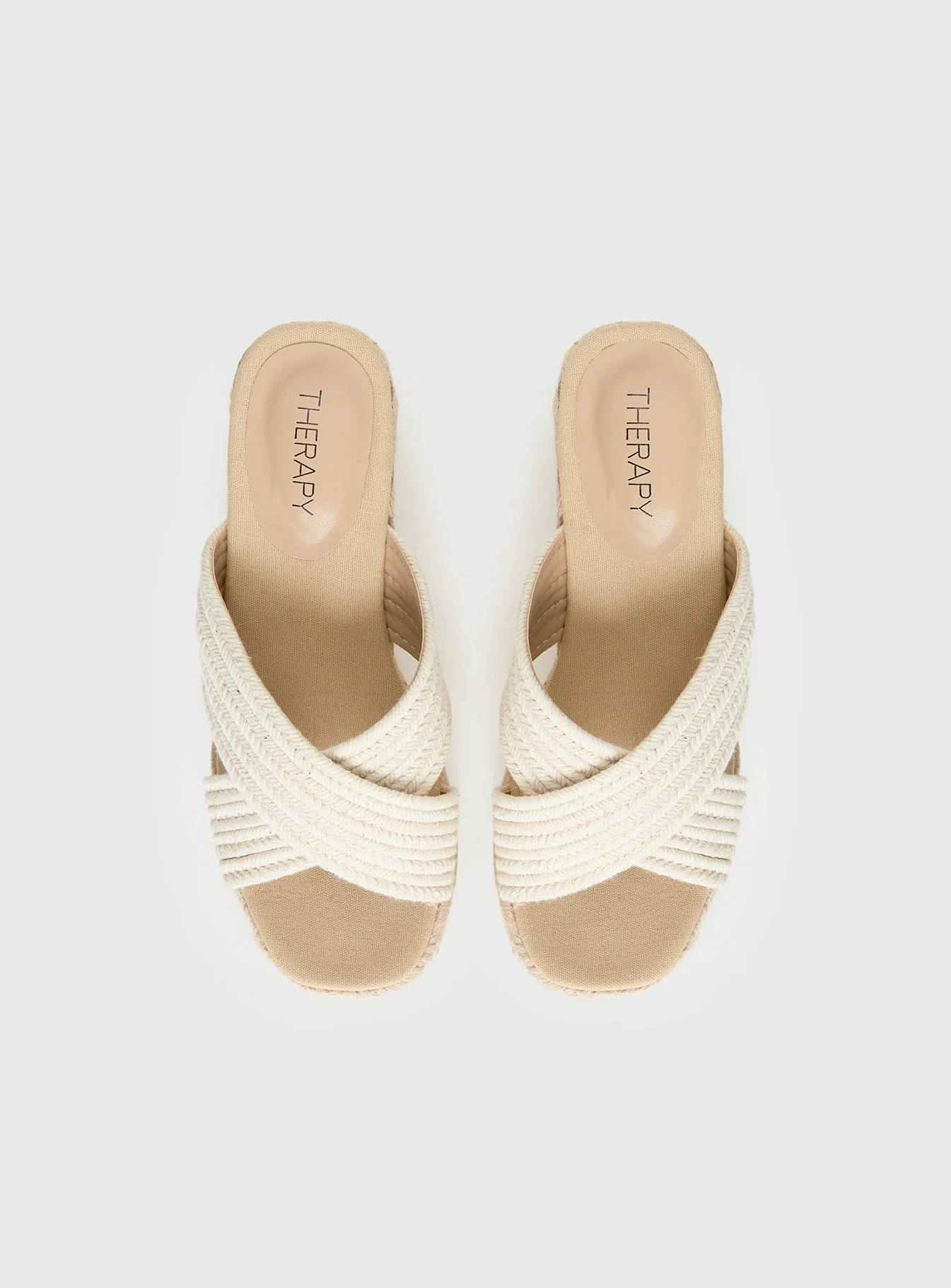 Therapy Ezra Wedge Heels Natural - Image 5