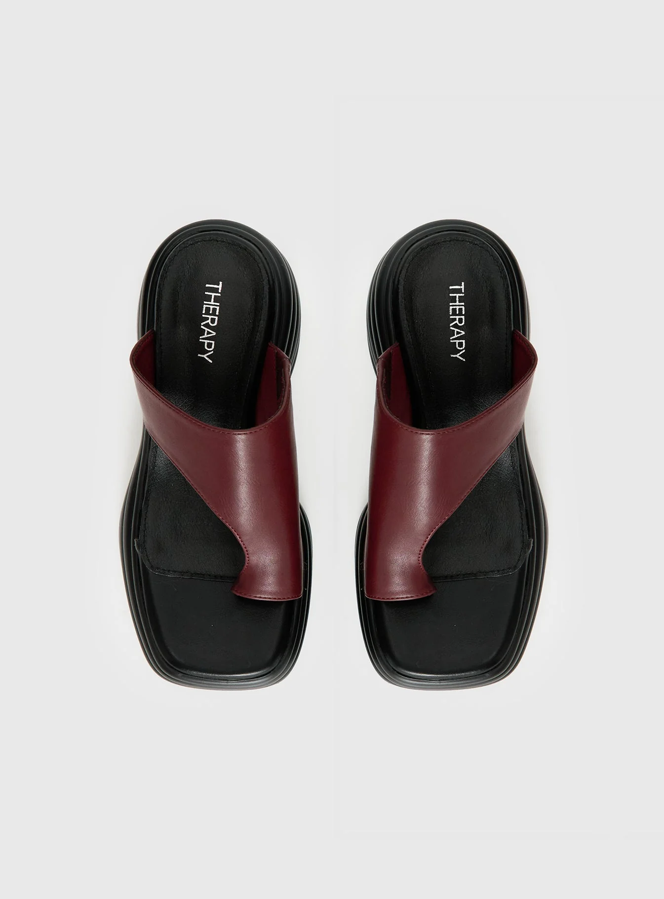 Therapy Finale Platform Sandals Red - Image 5
