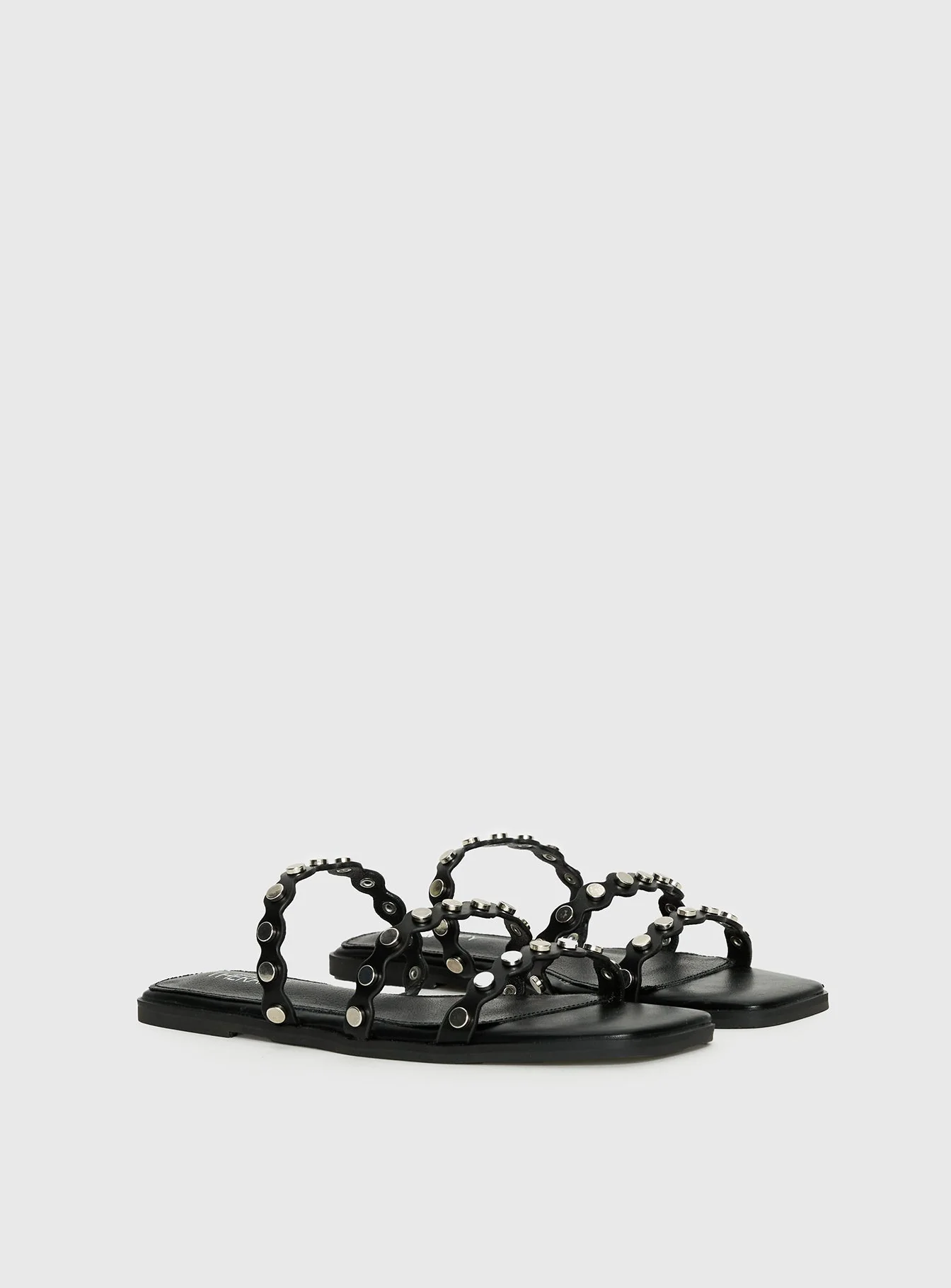 Therapy Gunner Stud Slides Black - Image 2