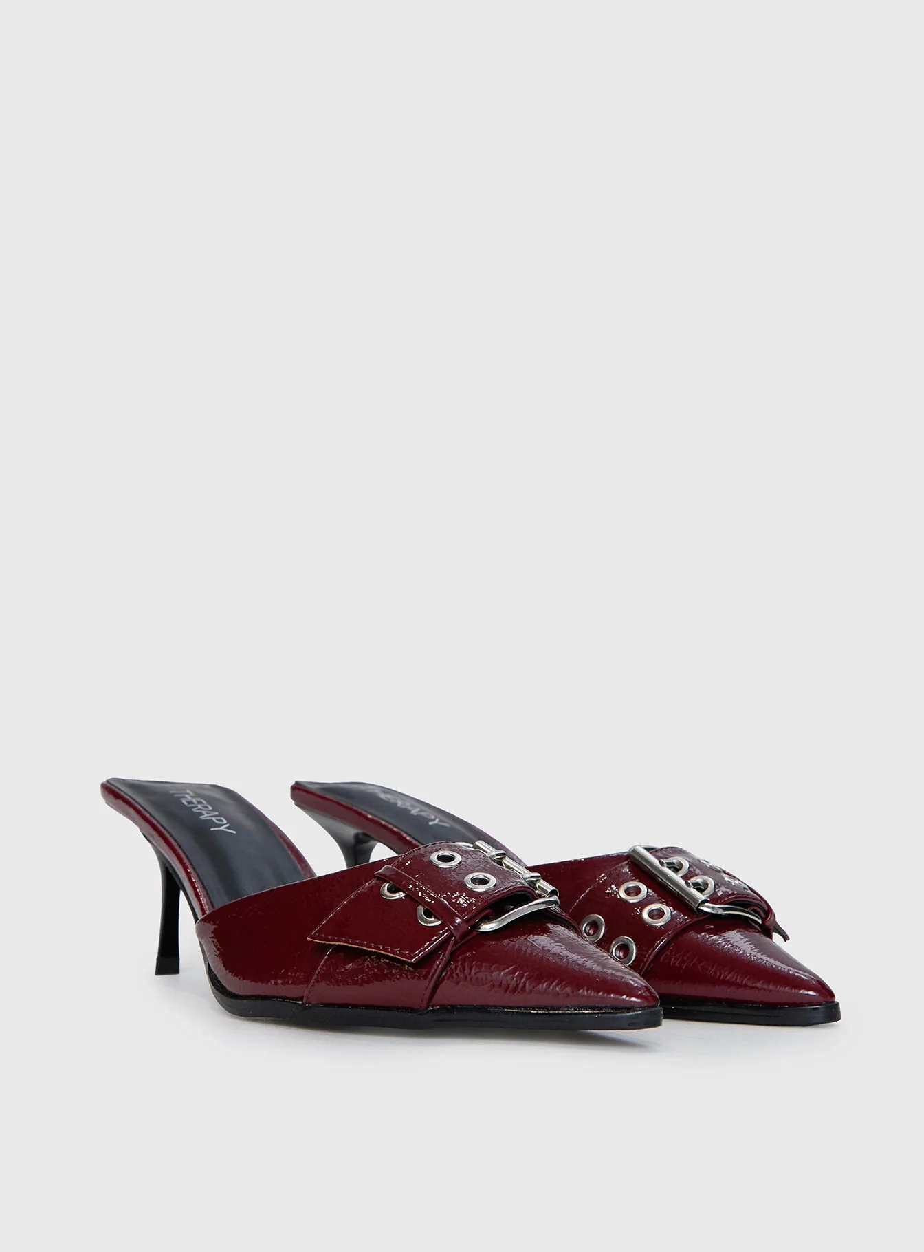 Therapy Hunna Heels Cherry Patent - Image 3
