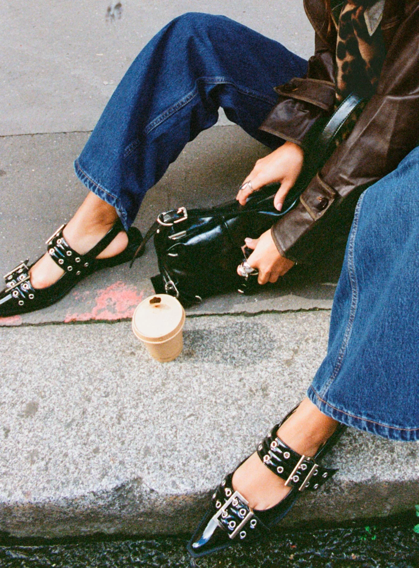 Therapy Matilda Flats Black Patent - Image 6