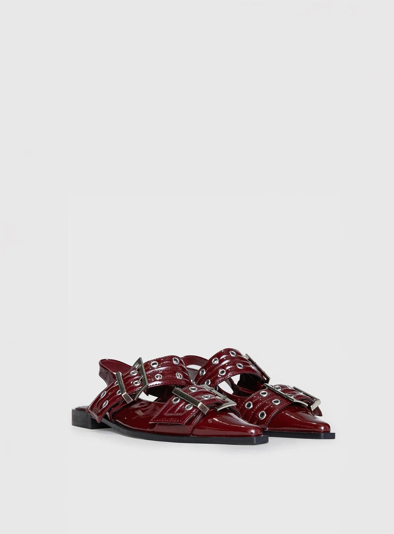 Therapy Matilda Flats Cherry Patent - Image 2