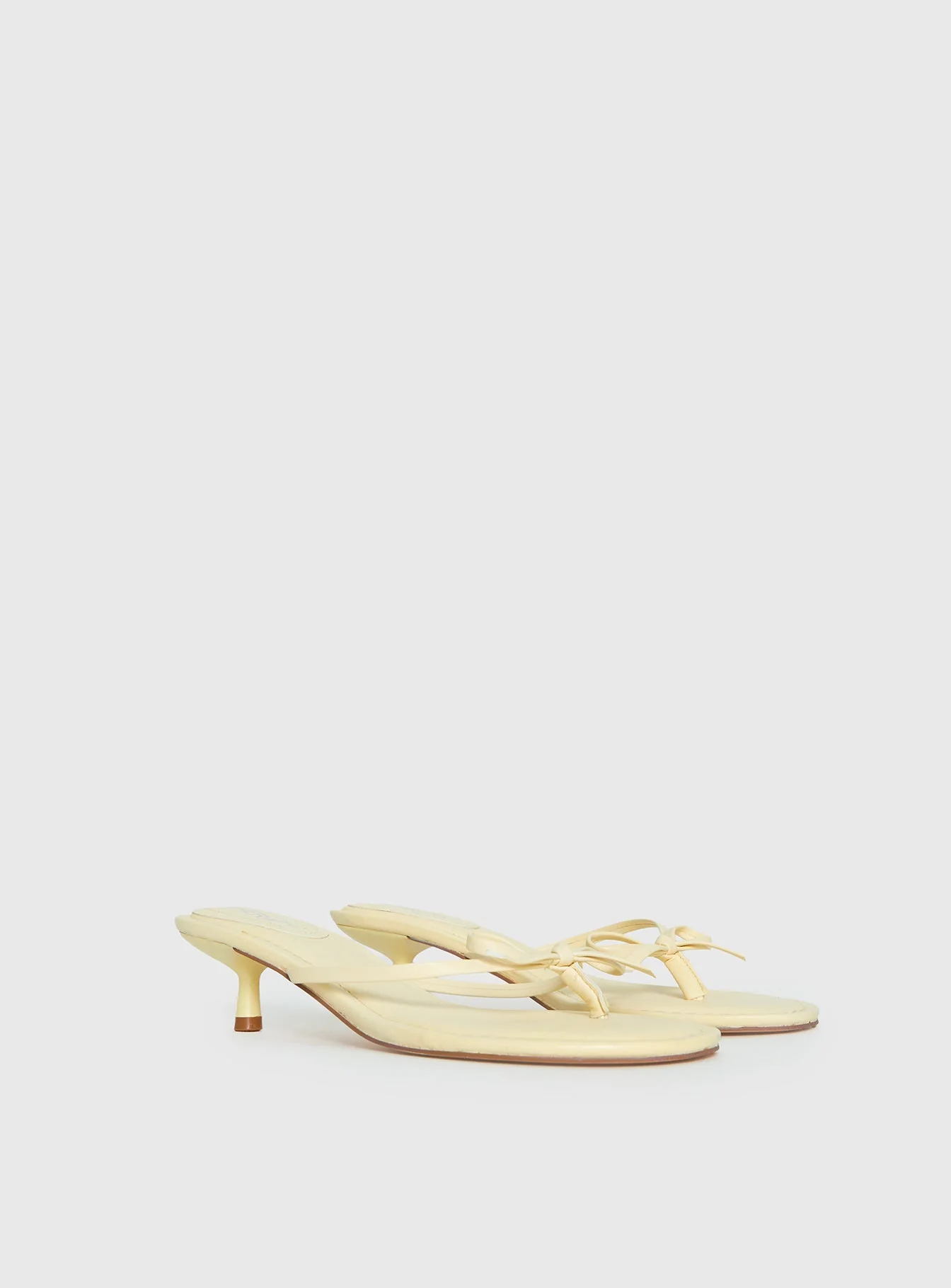 Therapy Somer Kitten Heels Yellow - Image 2