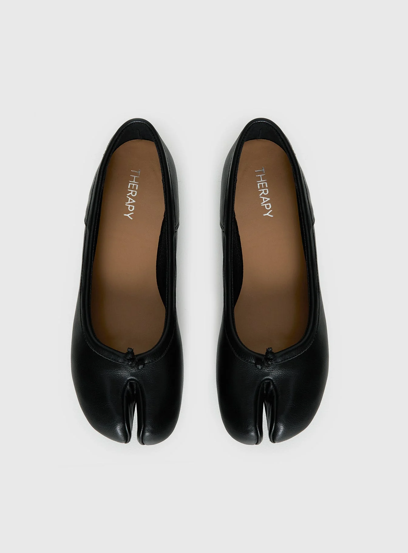 Therapy Harajuku Split Toe Ballet Flats Black - Image 6