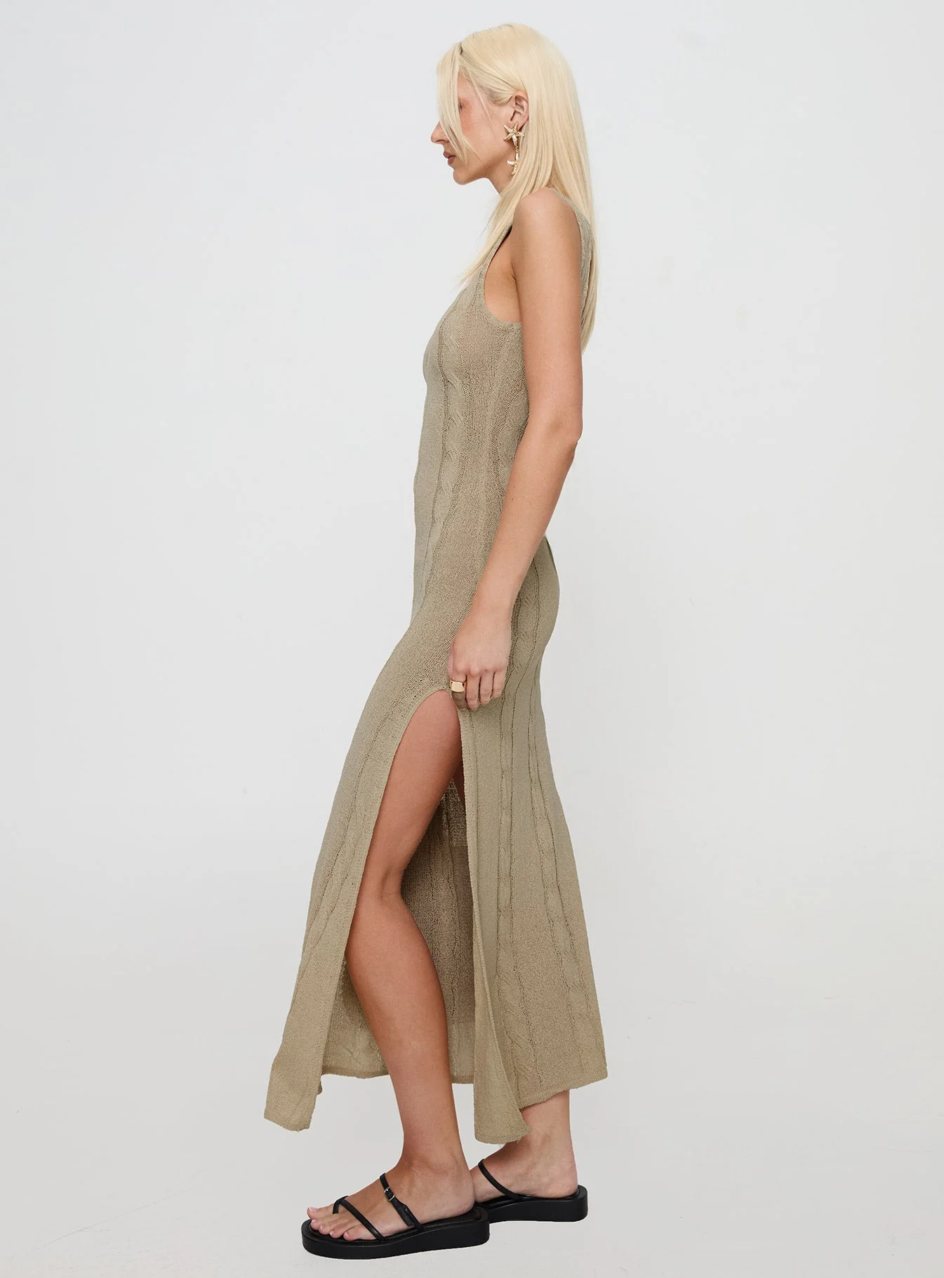 Tijuana Maxi Dress Cream - Image 4