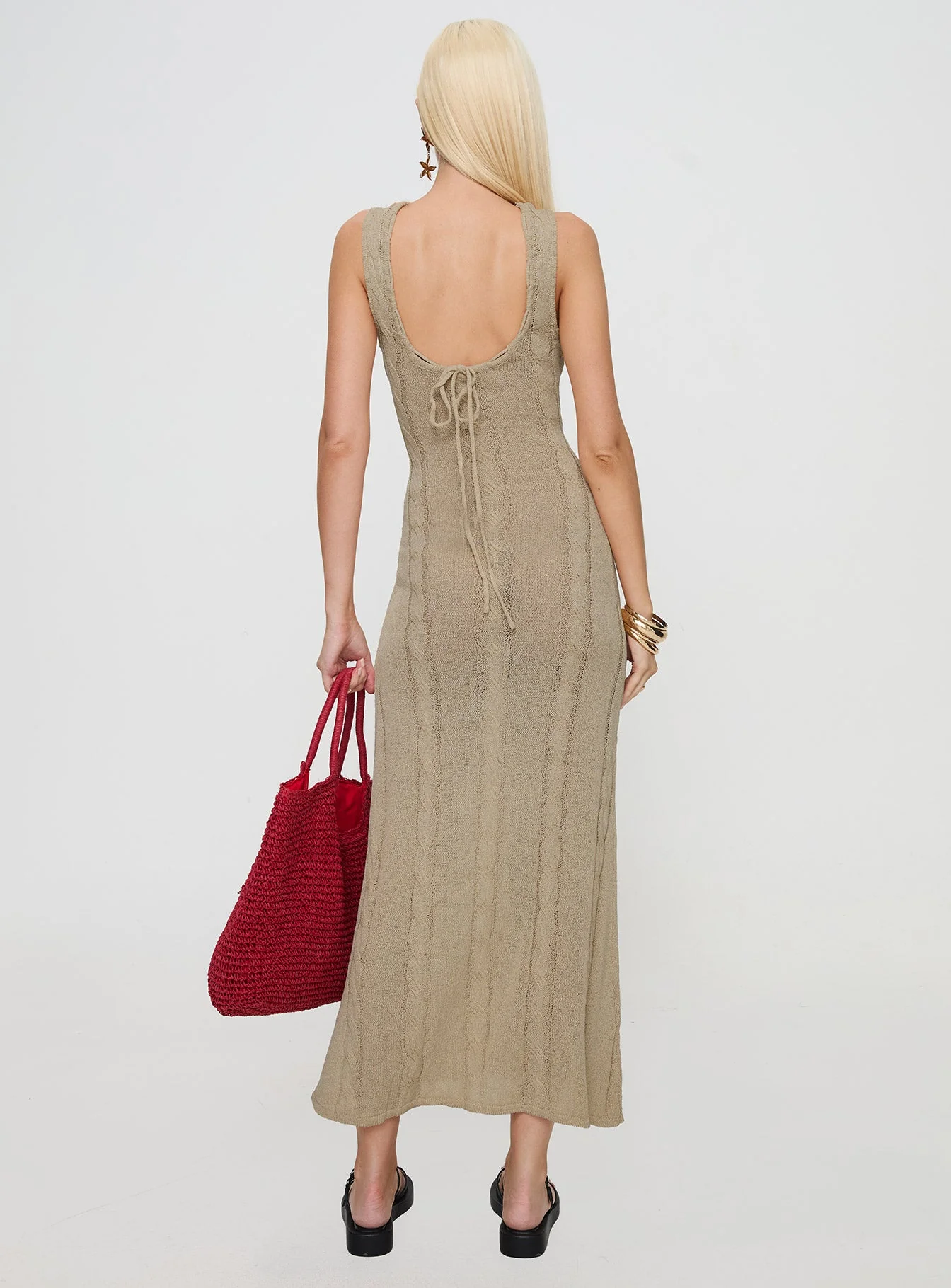 Tijuana Maxi Dress Cream - Image 5