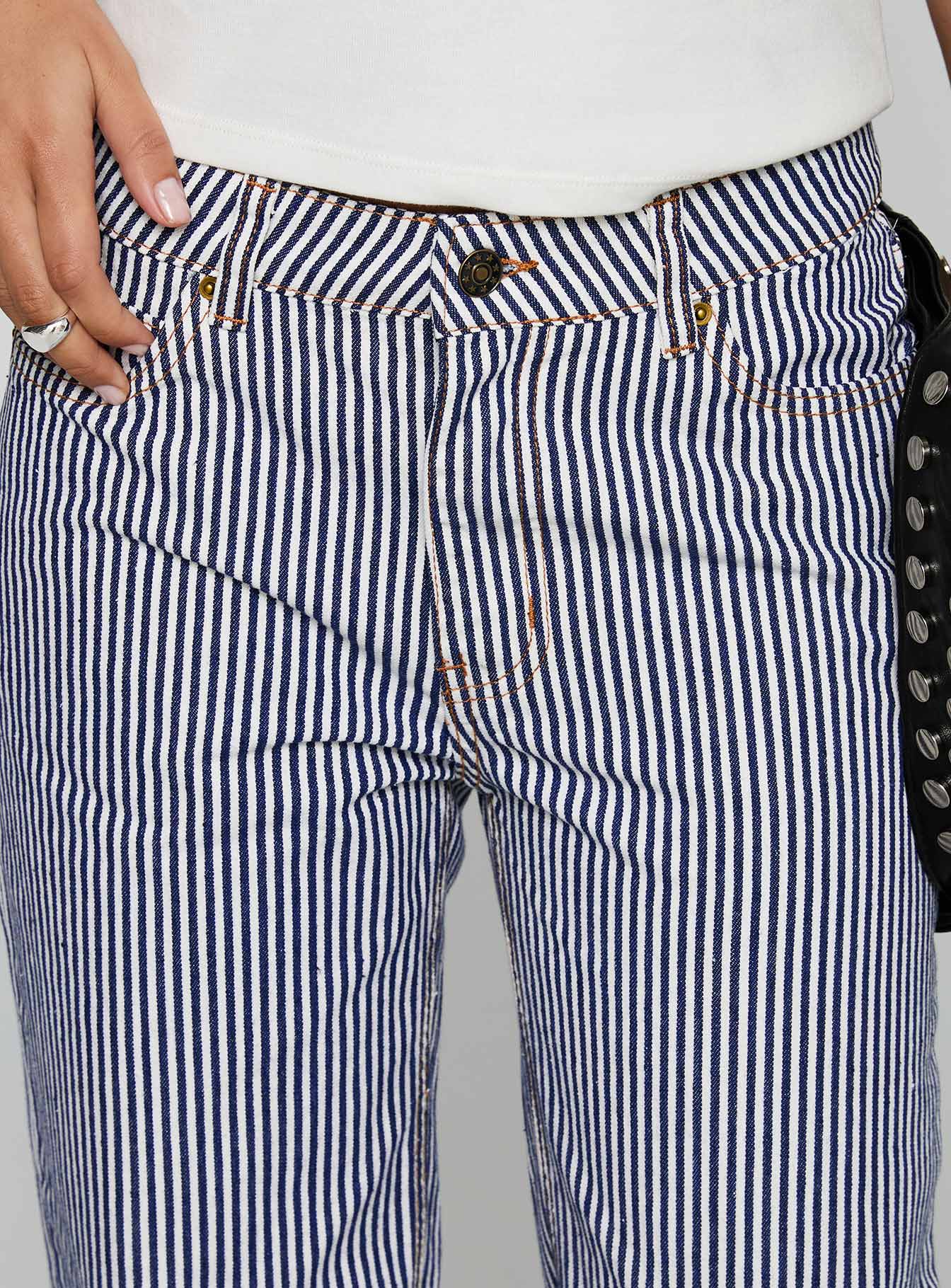 Top Model Jean Navy Stripe - Image 6
