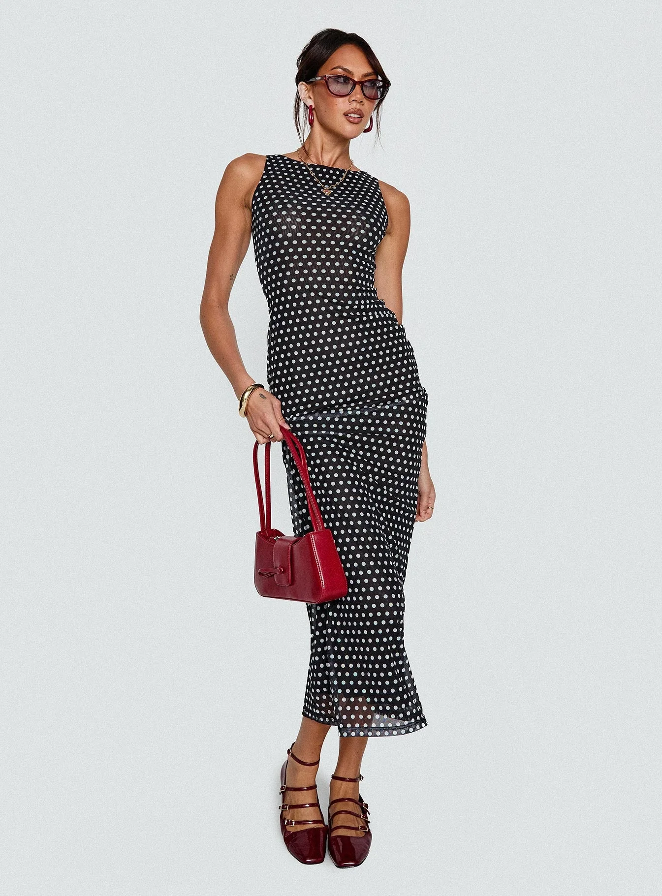Top Of Mind Maxi Dress Black - Image 9