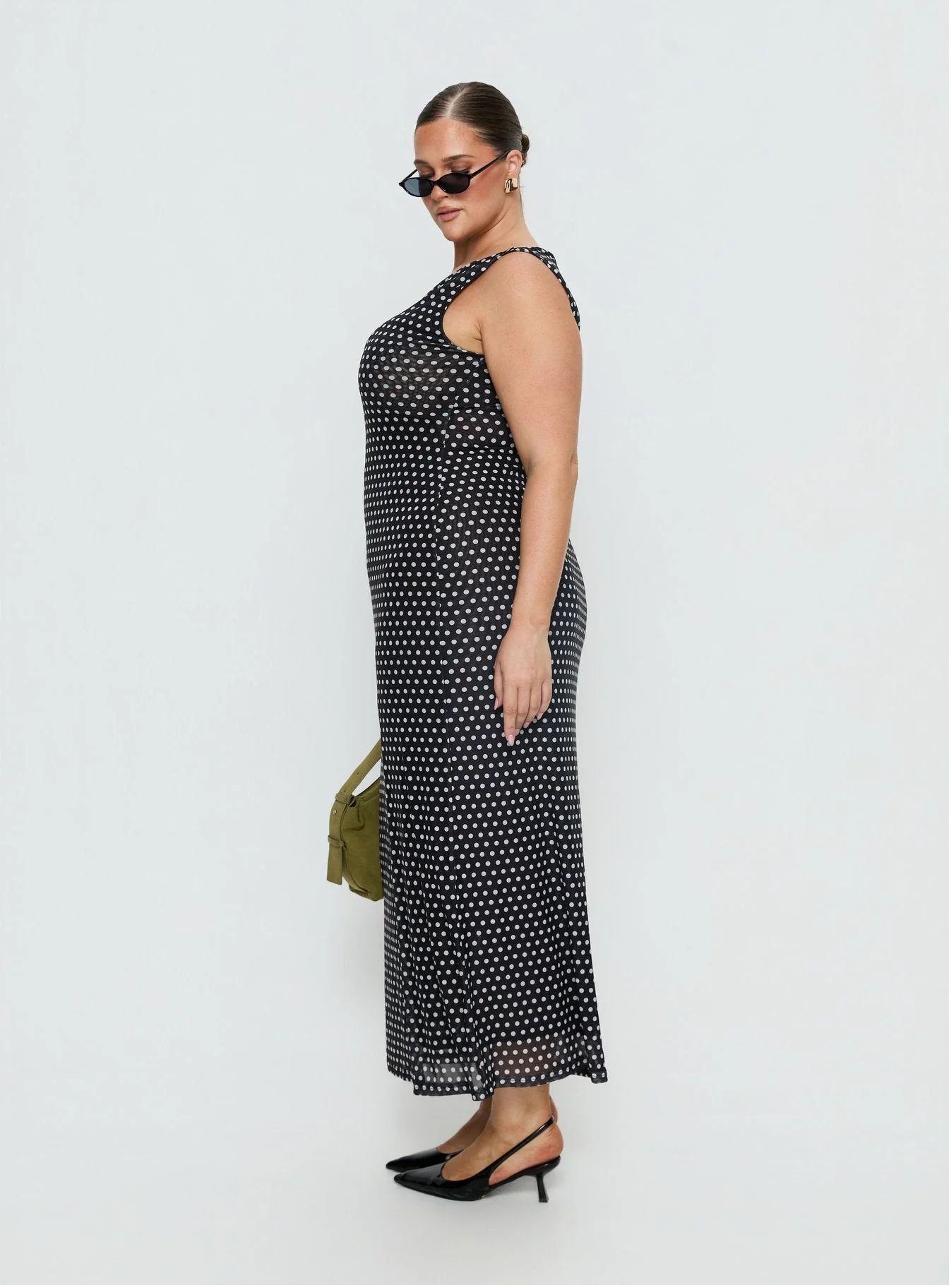 Top Of Mind Maxi Dress Black Curve - Image 4