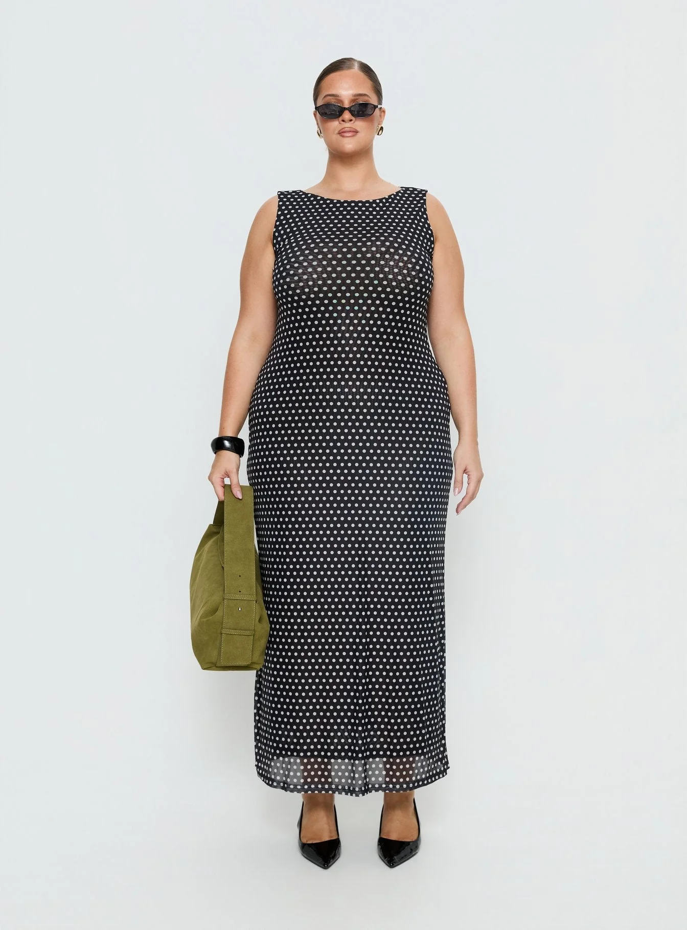 Top Of Mind Maxi Dress Black Curve - Image 7