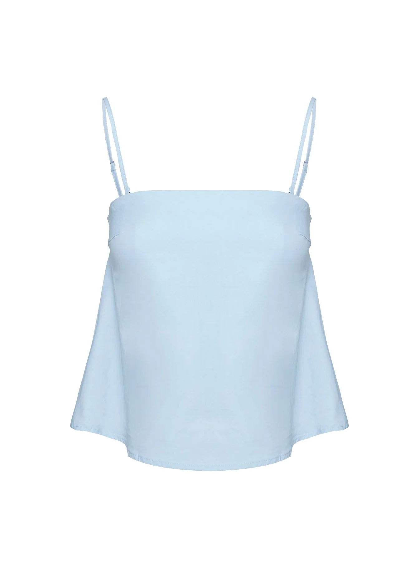 Trapeze Strapless Top Blue - Image 8