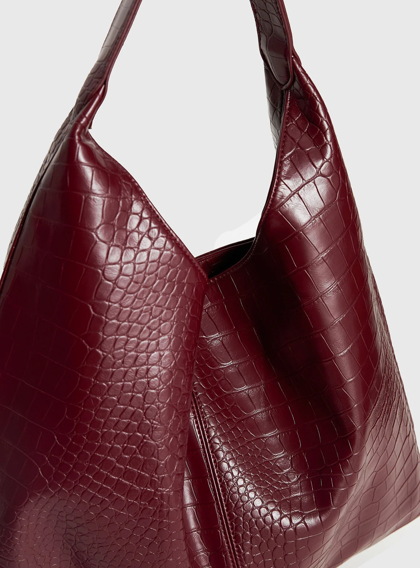 Treat Me Nice Oversized Shoulder Bag Red - Image 4