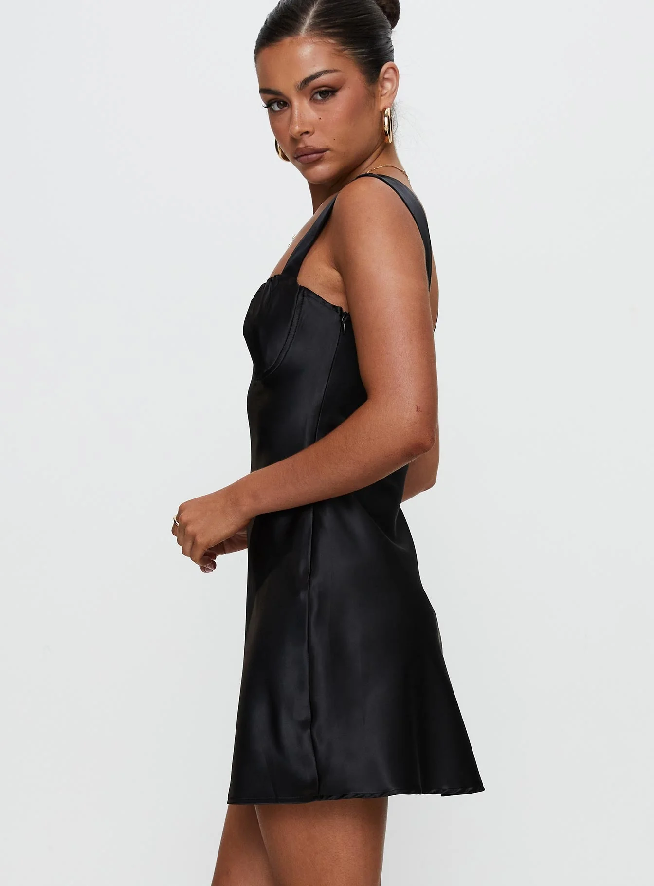 Tremont Mini Dress Black - Image 4