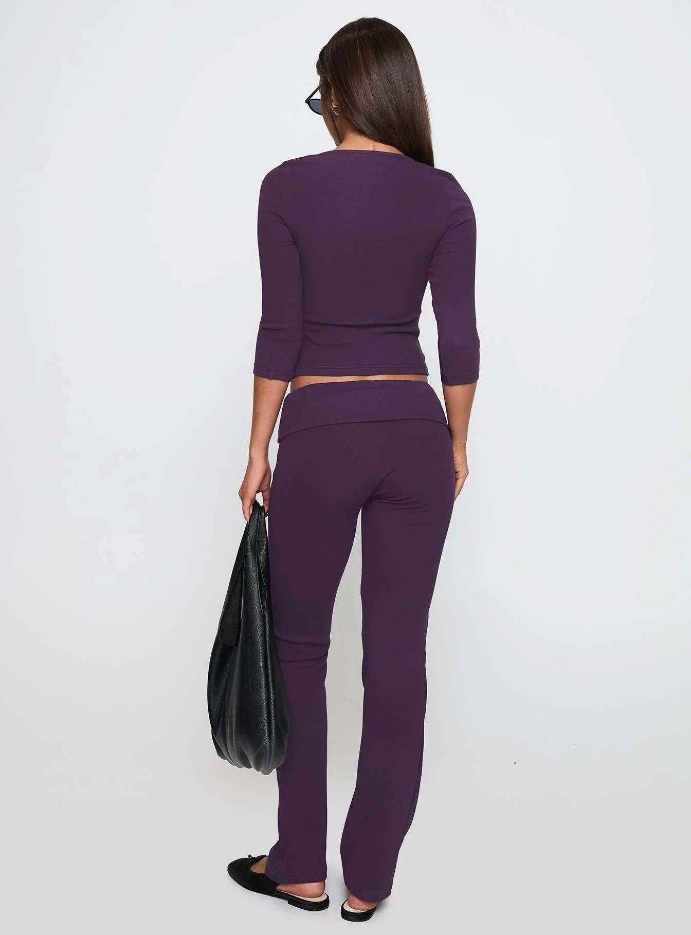 Truth Be Told Straight Leg Pant Purple - Image 5
