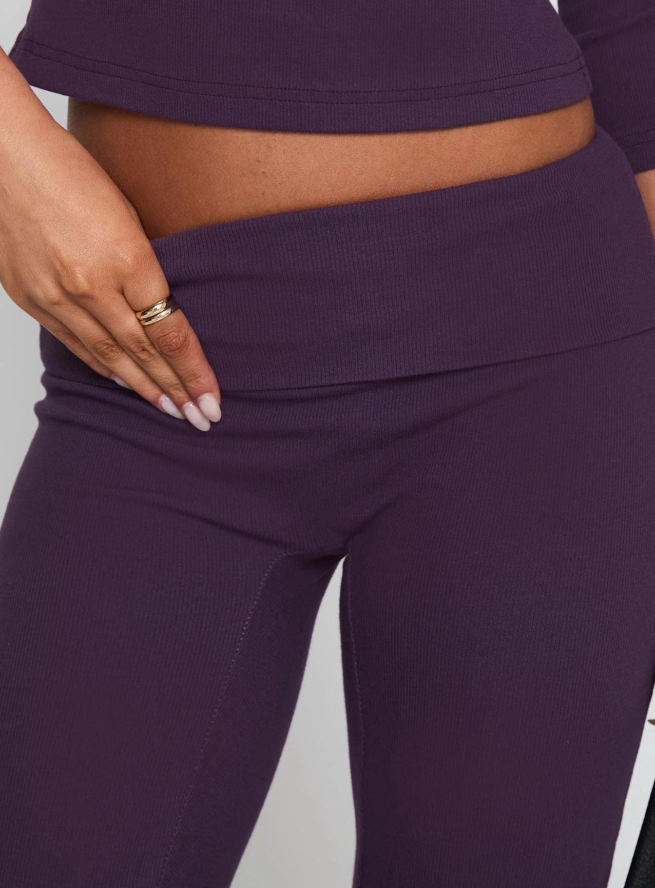 Truth Be Told Straight Leg Pant Purple - Image 6