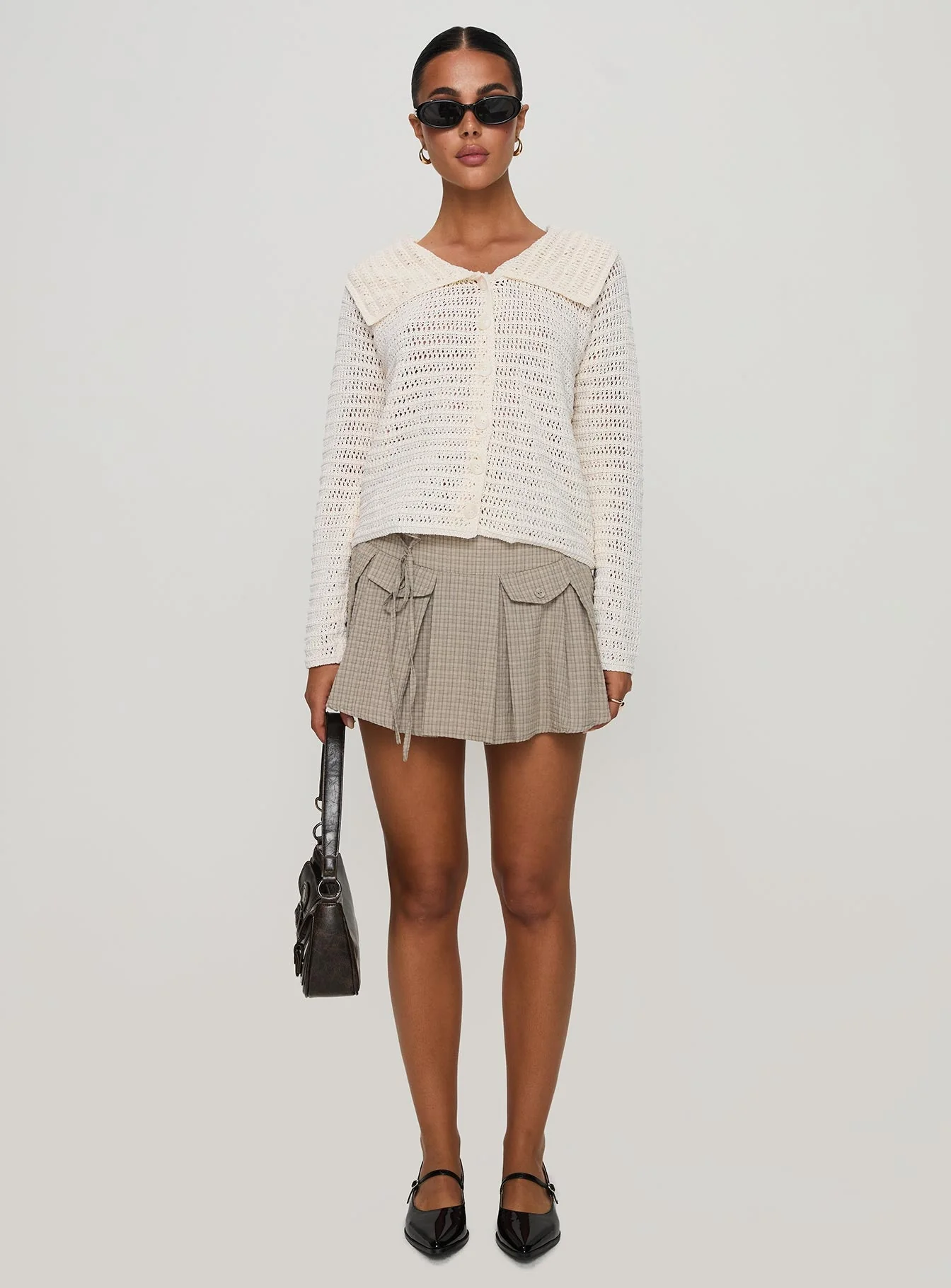 Tuscon Crochet Sweater White - Image 7