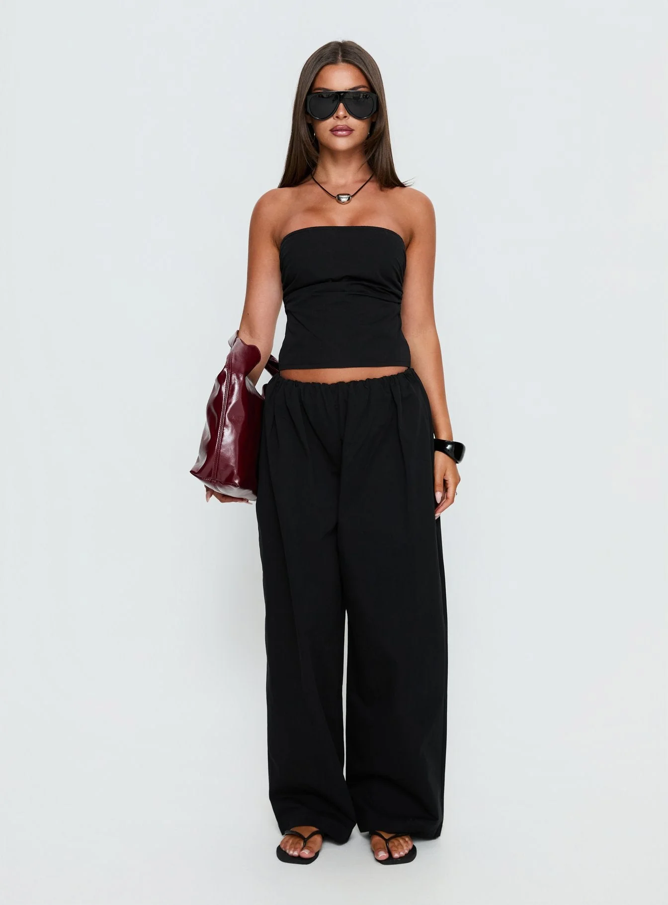 Twilight Strapless Top Noir - Image 7