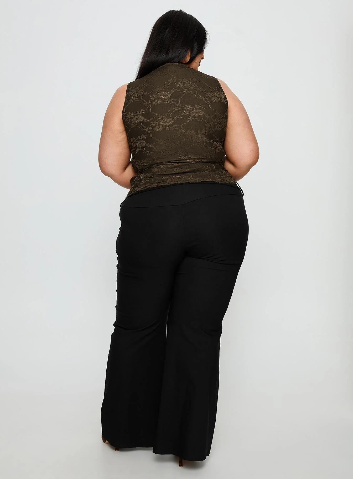 Twinflame Low Rise Hardware Pants Black Curve - Image 5