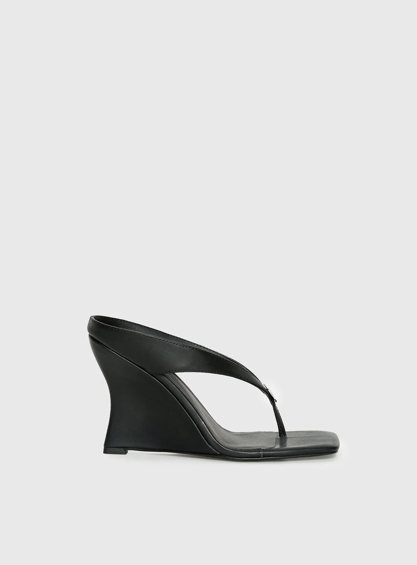 Two Summers Wedge Heels Black - Image 2