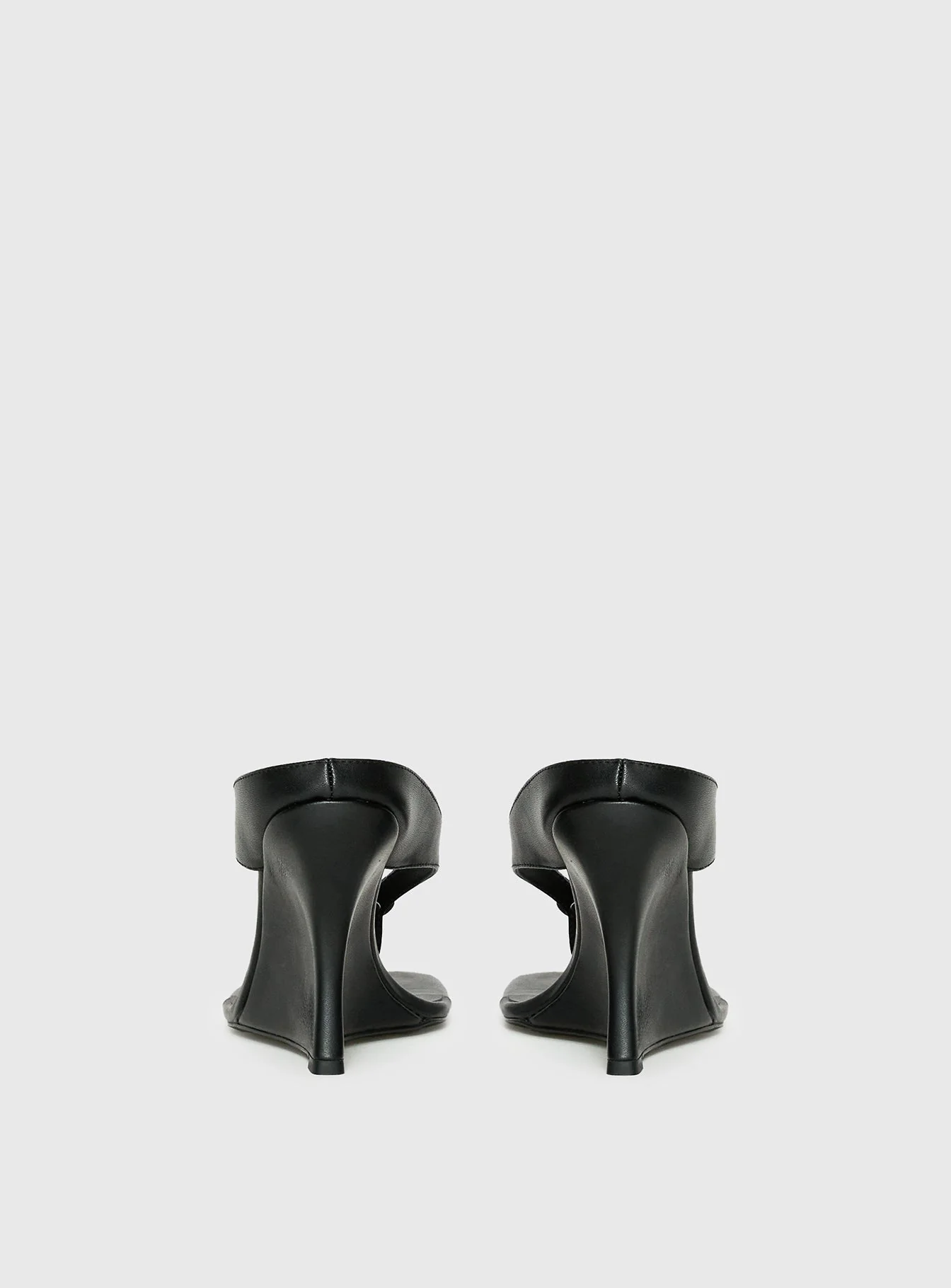 Two Summers Wedge Heels Black - Image 4