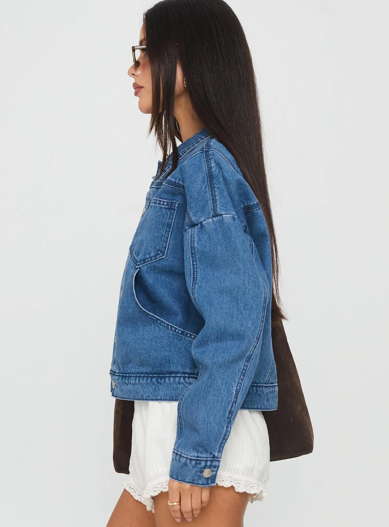 Unexpected Denim Jacket Blue - Image 4