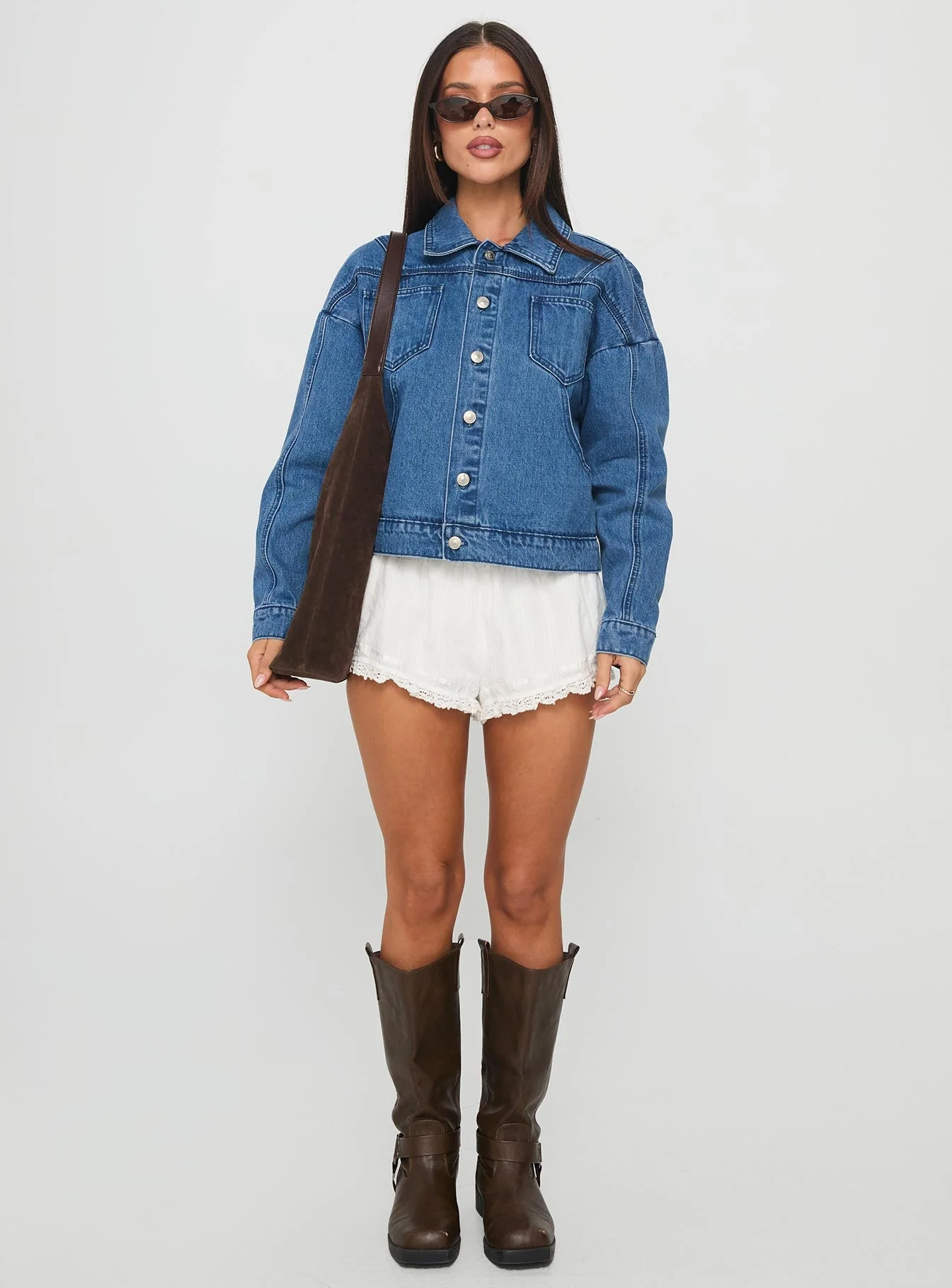 Unexpected Denim Jacket Blue - Image 6